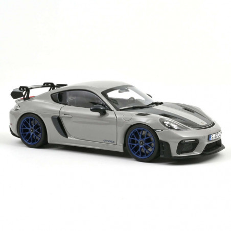 Norev Porsche Cayman GT4 RS avec pack Weissach 2023 Craie 1 18
