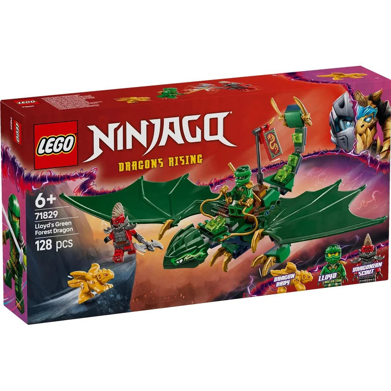 Lego le dragon vert de la foret de Iloyd 71829