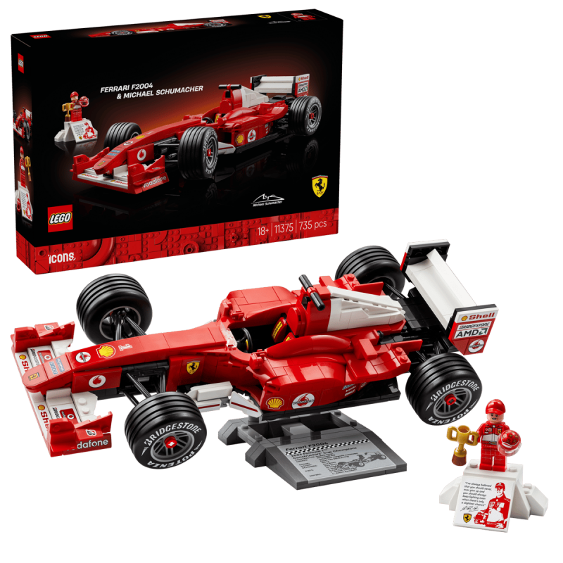 Lego 11375 Ferrari F2004 et Michael Schumacher