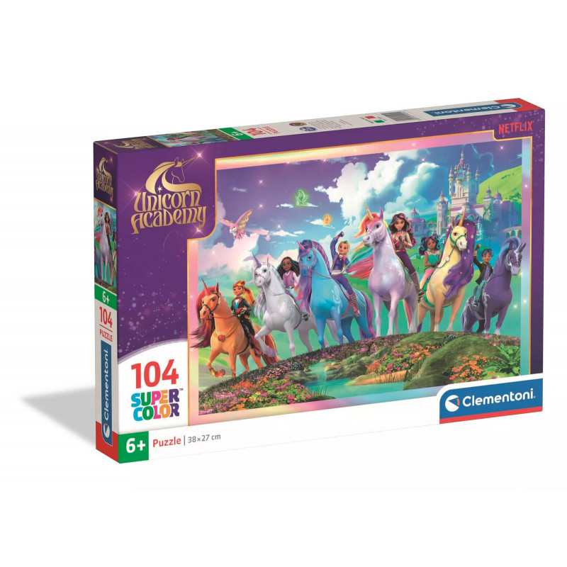 Puzzle Clementoni 104 Pieces Unicorn Academie