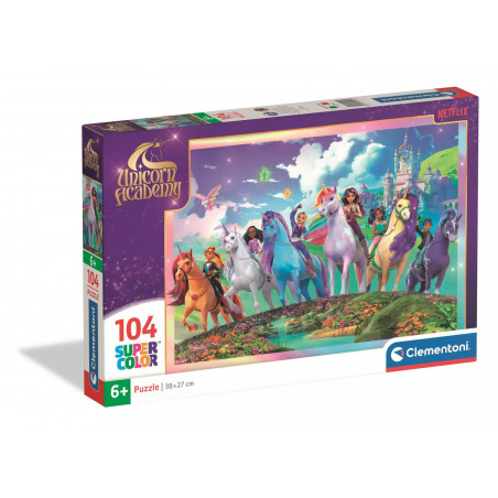 Puzzle Clementoni 104 Pieces Unicorn Academie