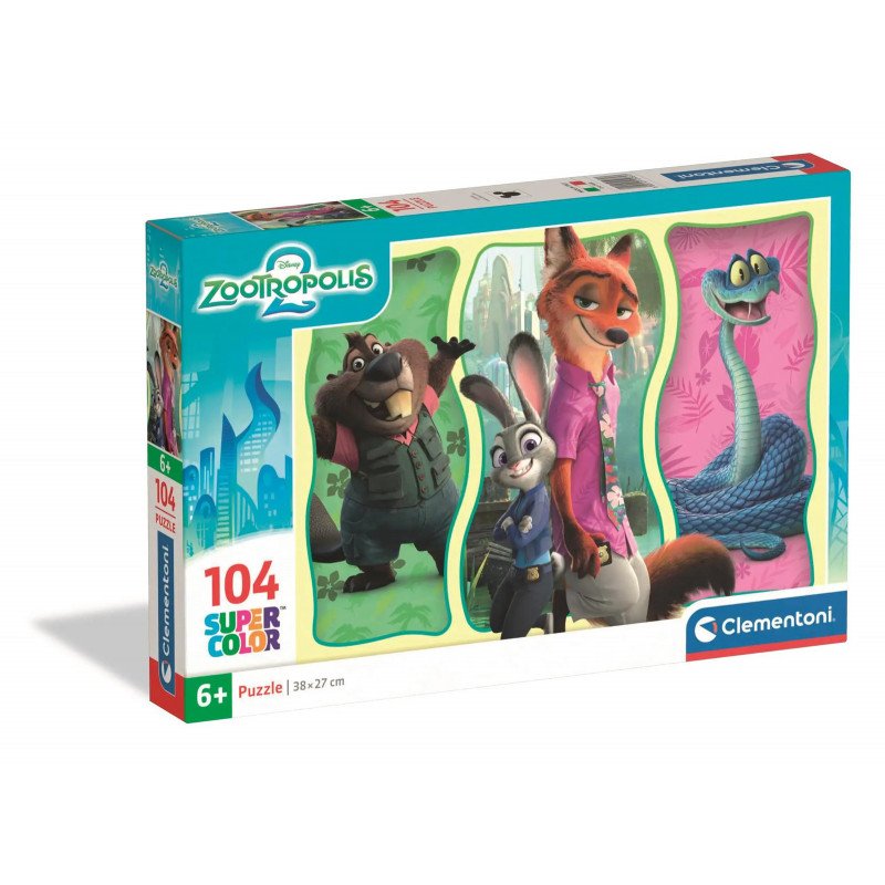 Puzzle Clementoni 104 Pieces Zootopia 2