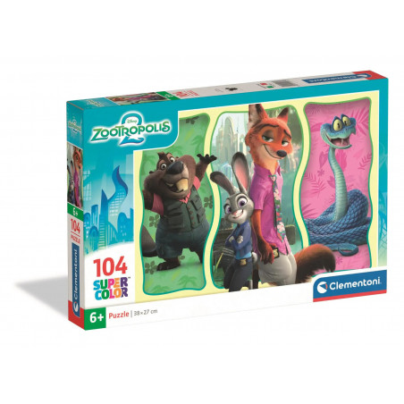 Puzzle Clementoni 104 Pieces Zootopia 2
