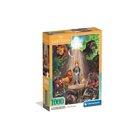 Puzzle Clementoni 1000 Pieces Roi Lion