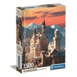 PUZZLE COMPACT 1500 PIECES - NEUSCHWANSTEIN
