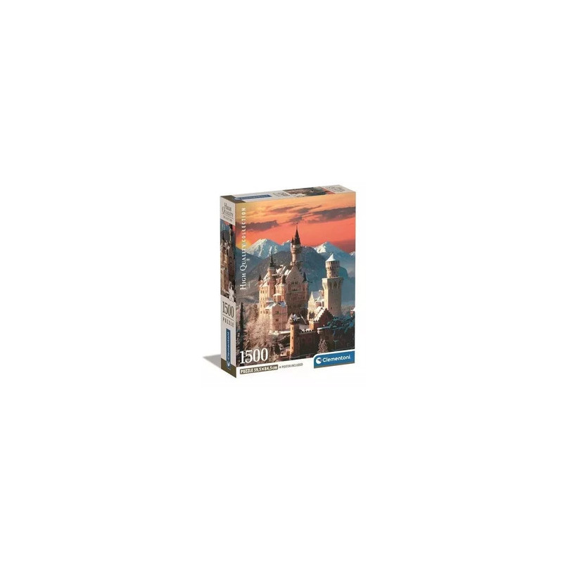 PUZZLE COMPACT 1500 PIECES - NEUSCHWANSTEIN