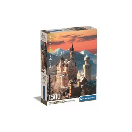 PUZZLE COMPACT 1500 PIECES - NEUSCHWANSTEIN