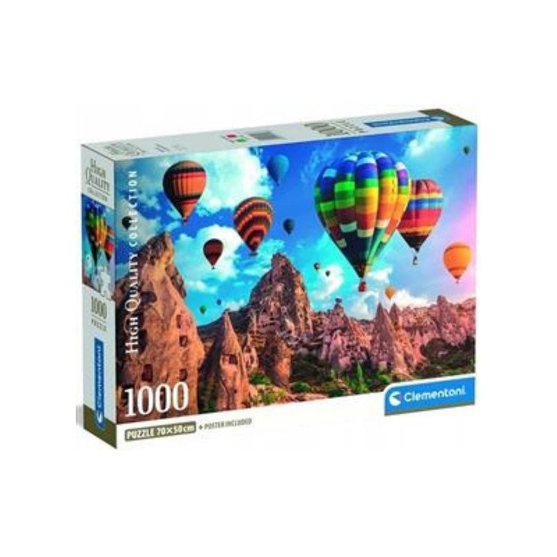 Clementoni Puzzle 1000 pieces Montgolfieres Cappadocia