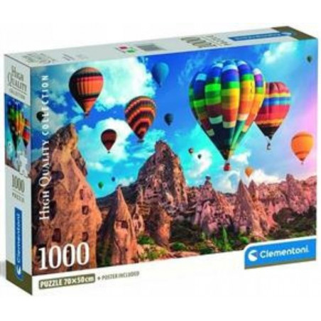 Clementoni Puzzle 1000 pieces Montgolfieres Cappadocia