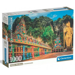 Clementoni Puzzle 1000 pieces Temples Colorés