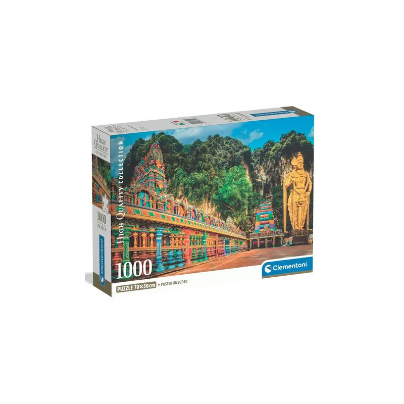 Clementoni Puzzle 1000 pieces Temples Colorés
