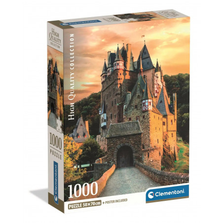 Clementoni Puzzle 1000 pieces Golden Hour Eltz Castle