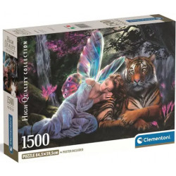 Clementoni Puzzle 1500 pieces Elfe et tigre