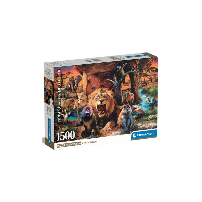 Puzzle Clementoni 1500 Pieces Savane