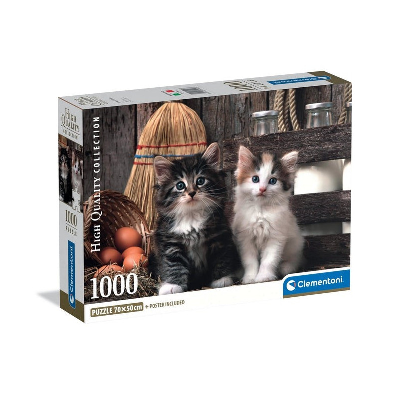 Clementoni Puzzle 1000 pieces Chats