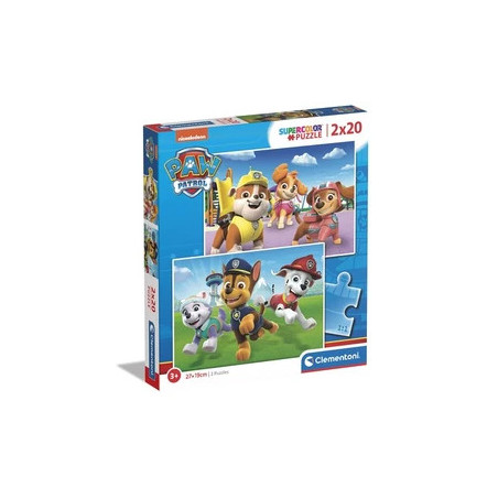 Puzzle Clementoni 2x20 Pieces Pat Patrouille
