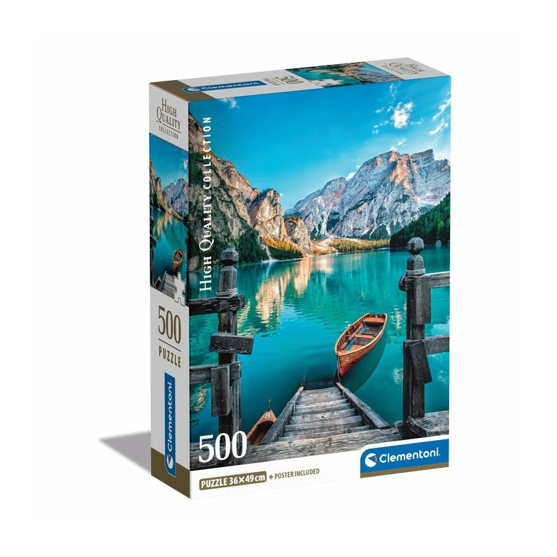 Puzzle Clementoni 500 Pieces BRAIES LAKE