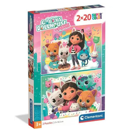Puzzle Clementoni 2x20 Pieces Gabby Le Chat
