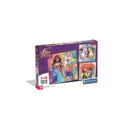 Puzzle Clementoni 3x48 Unicron Academie