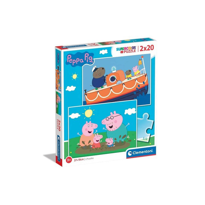 Puzzle Clementoni 2x20 Pieces Peppa Pig