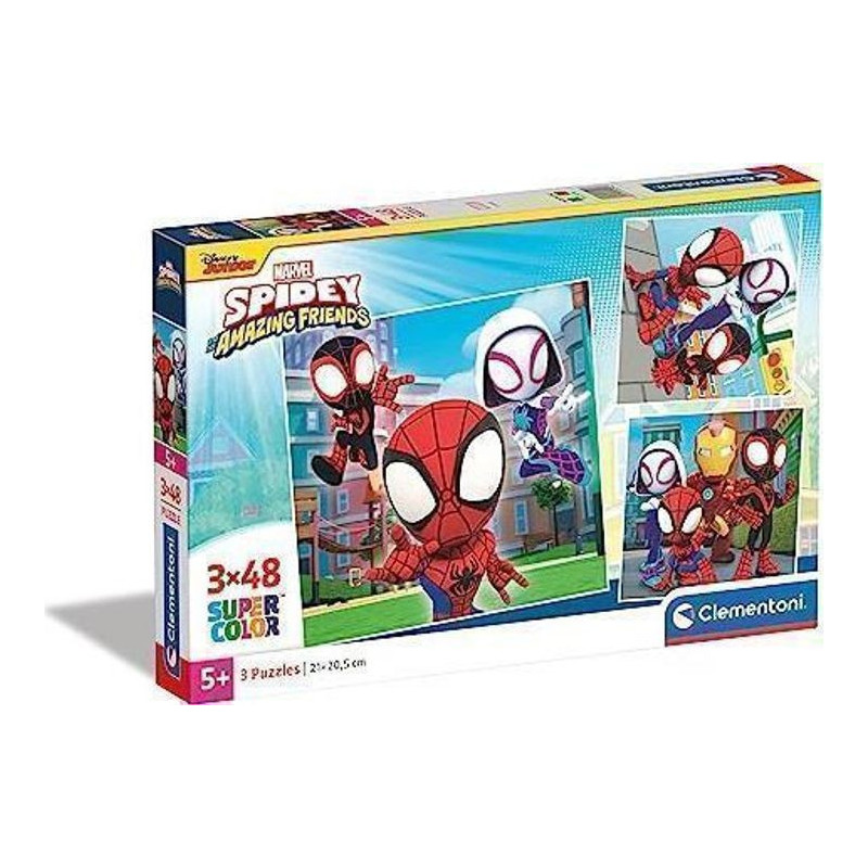 Puzzle Clementoni 3x48 Spidey
