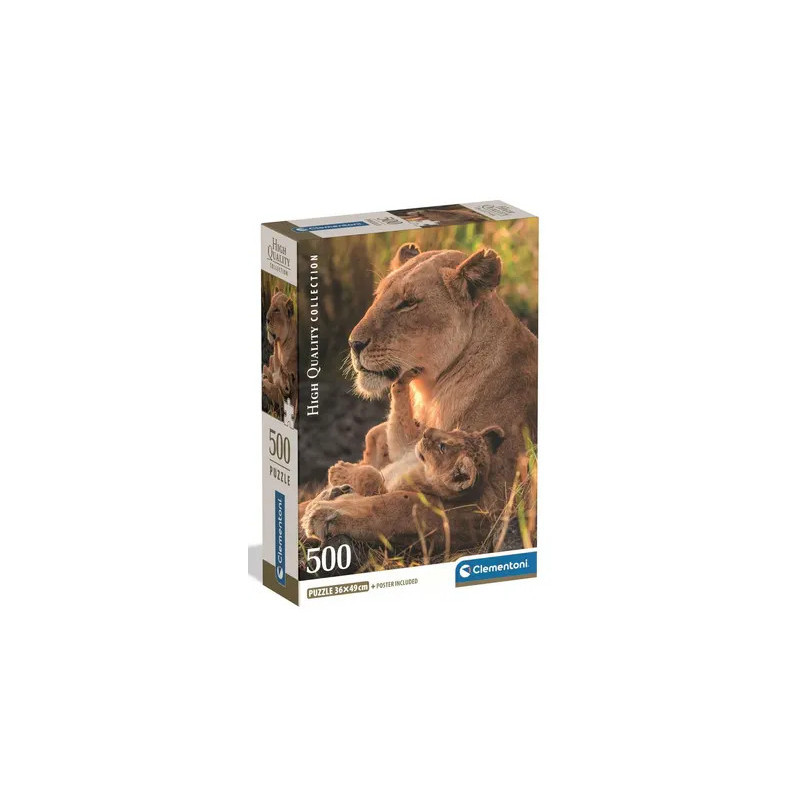 Puzzle Clementoni 500 Pieces Lions