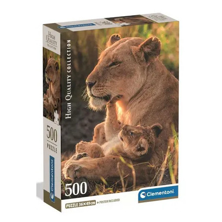 Puzzle Clementoni 500 Pieces Lions
