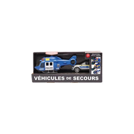 Vehicules de secours hélicoptèree et voiture