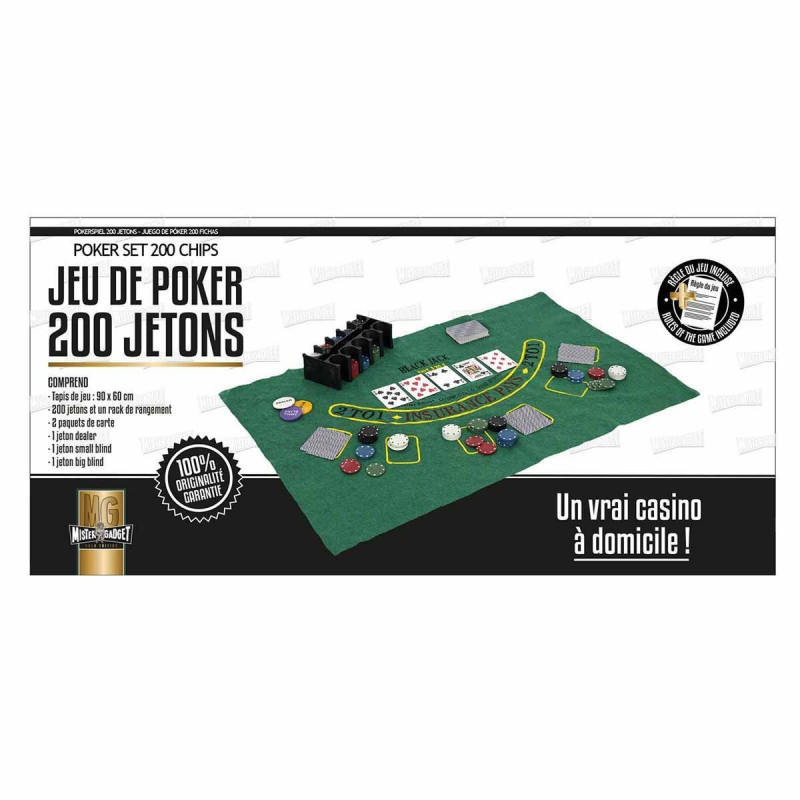 Jeux de Poker 200 Jetons