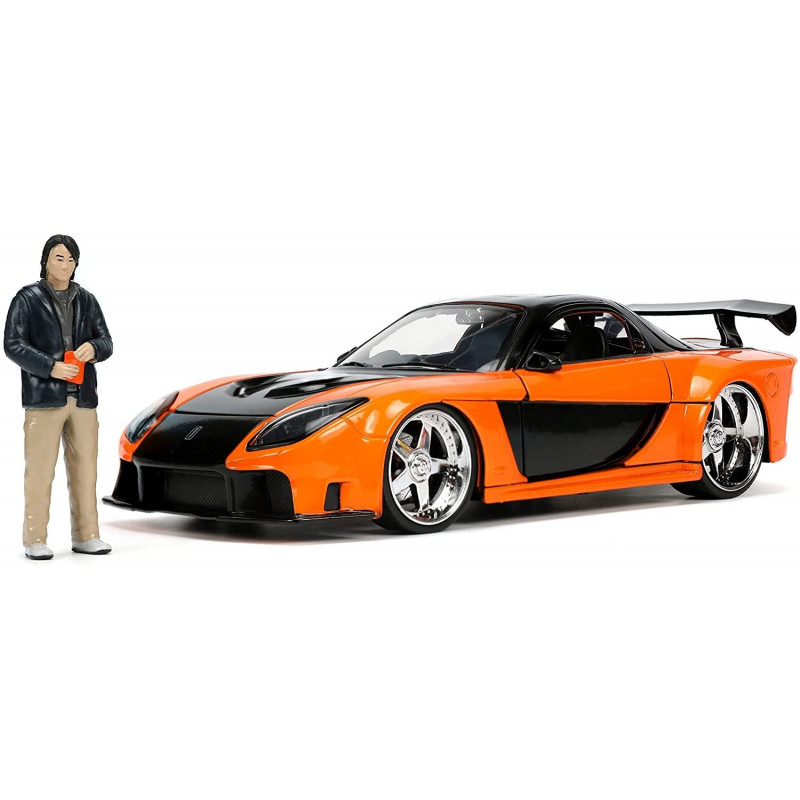 Jada Fast Furious 1 24  Han Mazda Orange RX7 + perso
