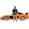 Jada Fast Furious 1 24  Han Mazda Orange RX7 + perso