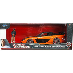 Jada Fast Furious 1 24  Han Mazda Orange RX7 + perso