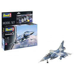 Revell Model Set 1.48 Dassault Mirage 2000 C avec colle et peintures