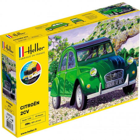 Heller Starter KIT 1 24 Citroen 2CV