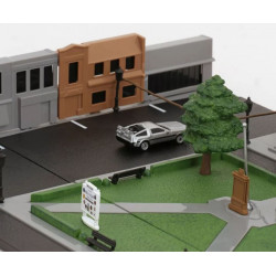 Jada Retour vers le future Nano Diorama BTTF HILL Valley Courthouse Hollywood Rides