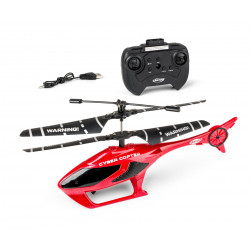 Carson Rc Helicoptere Cyber 2.4 Ghz rouge