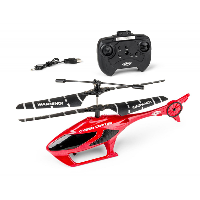 Carson Rc Helicoptere Cyber 2.4 Ghz rouge