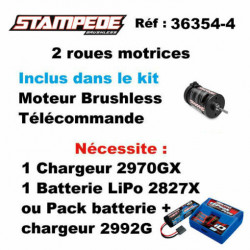 Traxxas Stampede 4x2 Rtr 2.4Ghz Brushless clipless