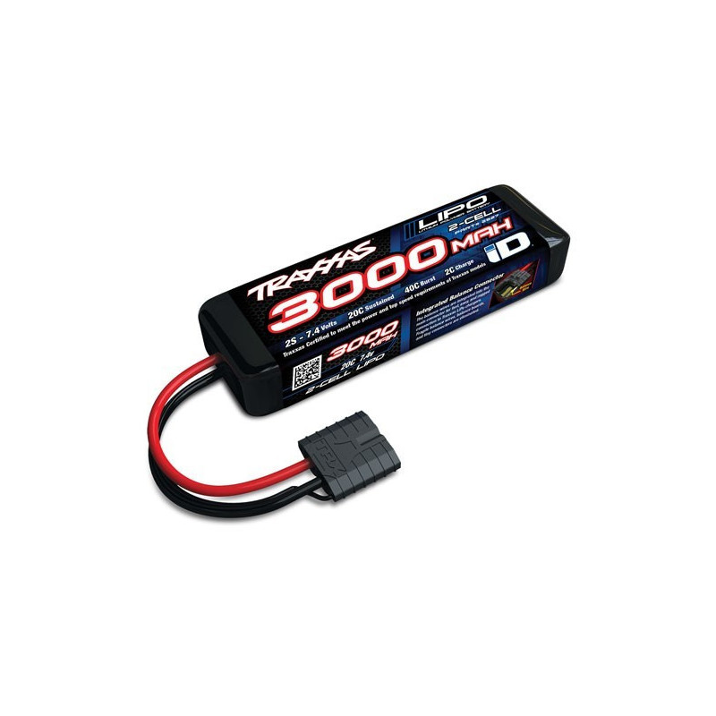 Batterie Lipo 2s Traxxas Id 3000Mah