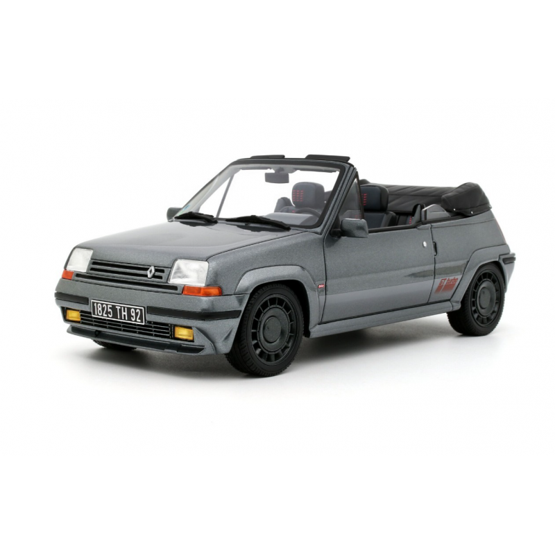 Otto 1.18 Renault 5 R5 Gt Turbo Cabriolet 1995 Gris Tugstene