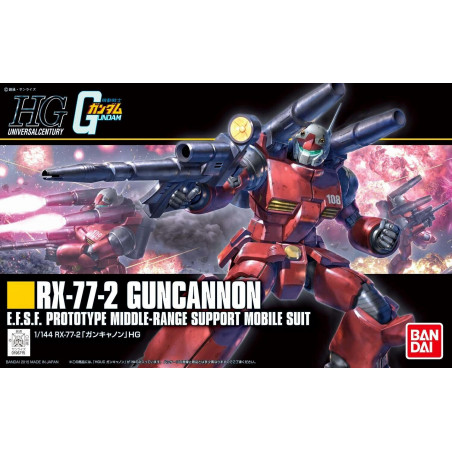 Maquette Gundam Hg Bandai Gin canonn 77.2