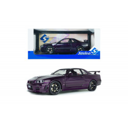 Solido 1 18 Nissan Skyline Purple GTR R34