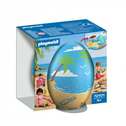 Playmobil Oeuf 2 en 1 a la Plage