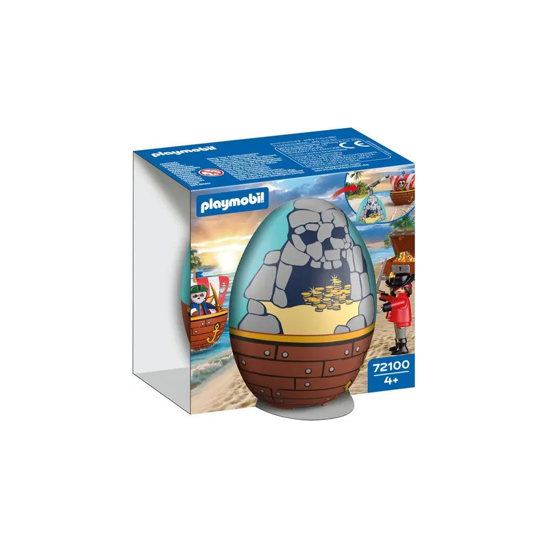 Playmobil Oeuf 2 en 1 Ile au Pirates