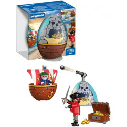 Playmobil Oeuf 2 en 1 Ile au Pirates