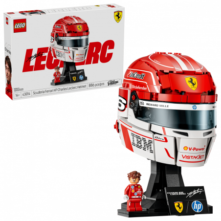 Lego 43014 Scuderia Ferrari HP Casque de Charles Leclerc