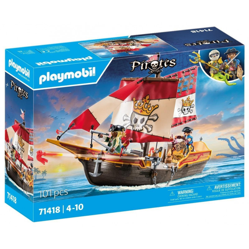 Playmobil 71418 Chaloupe des Pirates