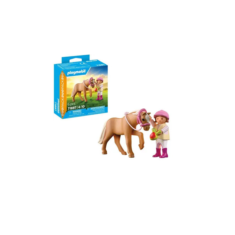 Playmobil 71887 Fille avec Poney