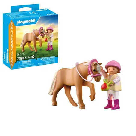 Playmobil 71887 Fille avec Poney