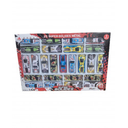 Set 25 Voitures métal Super Bolides